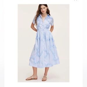 Kate spade New York x Target Ribbon short sleeve midi dress. Large. Worn once